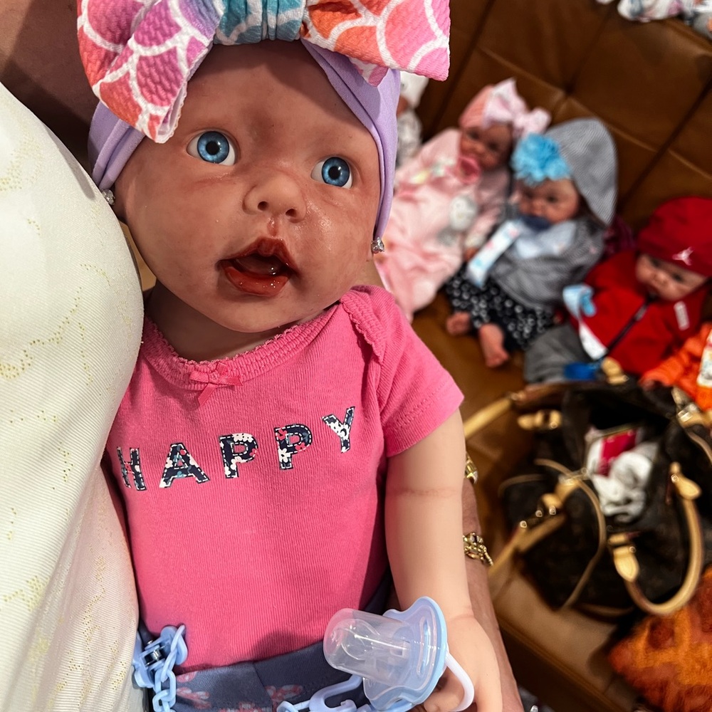 Reborn silicone baby girl